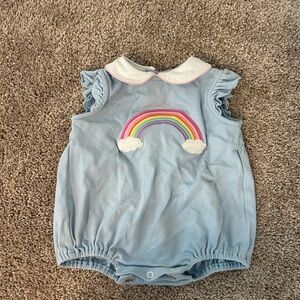 ADORABLE baby/toddler bubble with Peter Pan collar